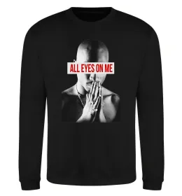 Свитшот All eyes on me Черный фото