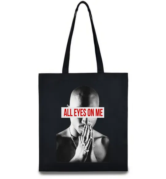 Эко-сумка All eyes on me Черный фото