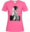 Женская футболка All eyes on me Ярко-розовый фото