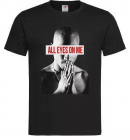 Мужская футболка All eyes on me Черный фото