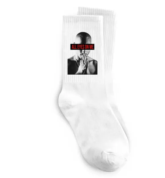 Носки All eyes on me Белый фото