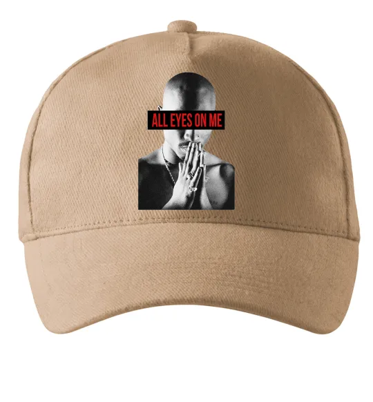 Кепка All eyes on me Пісочний фото