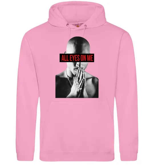 Жіноча толстовка (худі) All eyes on me Рожевий фото