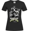 Женская футболка Tupac Collage Черный фото
