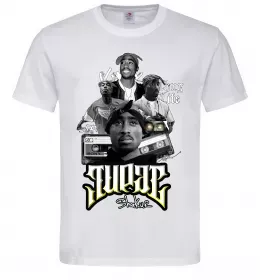 Мужская футболка Tupac Collage Белый фото