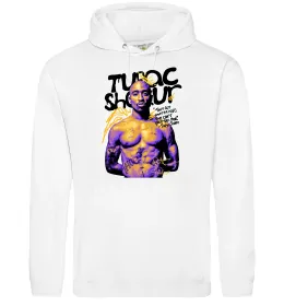 Женская толстовка (худи) Tupac Shakur they got money Белый фото