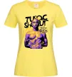 Женская футболка Tupac Shakur they got money Лимонный фото