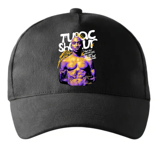 Кепка Tupac Shakur they got money Черный фото