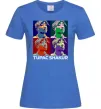 Женская футболка Тупак Шакур арт Ярко-синий фото