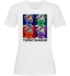 Женская футболка Тупак Шакур арт Белый фото