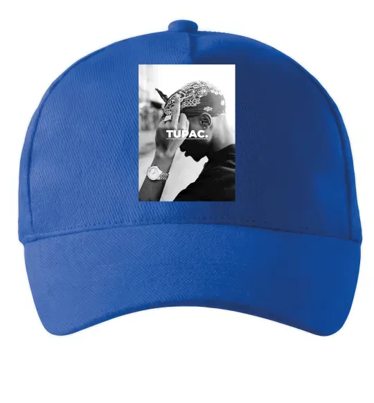 Кепка 2PAC Shakur Ярко-синий фото