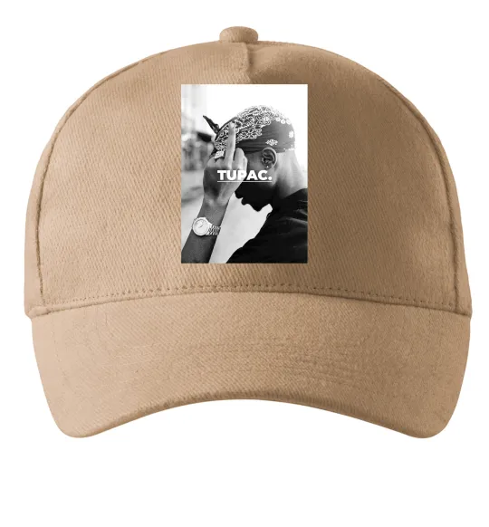 Кепка 2PAC Shakur Пісочний фото