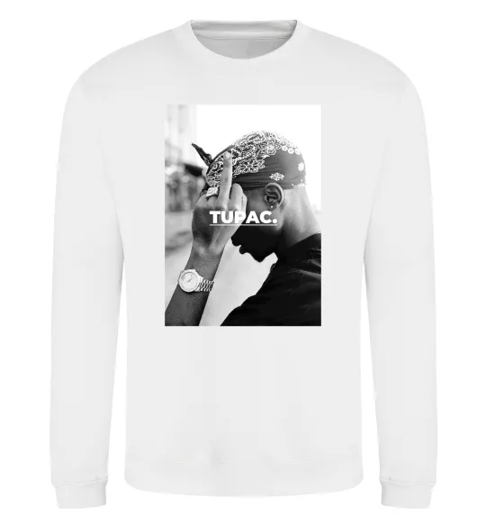 Свитшот 2PAC Shakur Белый фото