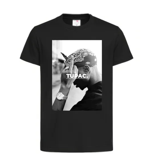 Детская футболка 2PAC Shakur Черный фото