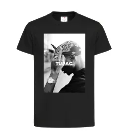 Дитяча футболка 2PAC Shakur Чорний фото