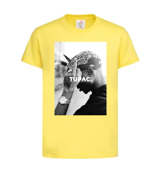 Детская футболка 2PAC Shakur Лимонный фото