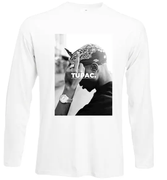 Лонгслив 2PAC Shakur Белый фото