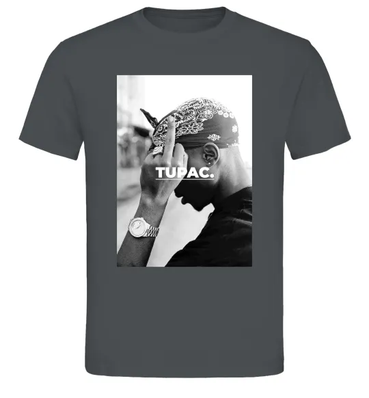 Мужская футболка 2PAC Shakur Графит фото