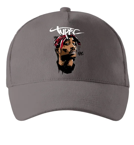 Кепка 2PAC graffiti Сірий фото