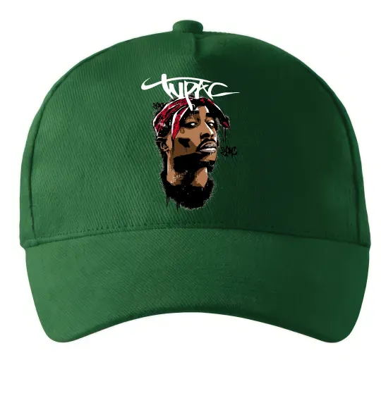 Кепка 2PAC graffiti Темно-зеленый фото