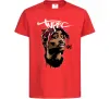 Дитяча футболка 2PAC graffiti Червоний фото