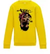 Детский Свитшот 2PAC graffiti Солнечно желтый фото