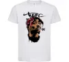 Дитяча футболка 2PAC graffiti Білий фото