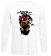 Лонгслив 2PAC graffiti Белый фото