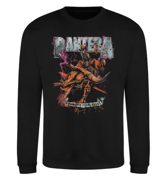 Свитшот Pantera Cowboys from hell Черный фото