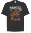 Футболка Оверсайз Pantera Cowboys from hell Чорний фото