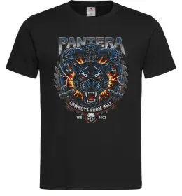 Мужская футболка Pantera 1981-2003 Черный фото