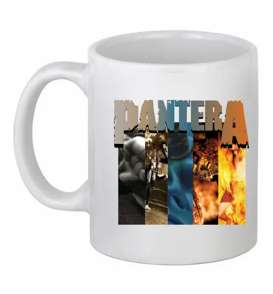 Чашка керамическая Pantera альбоми Белый фото