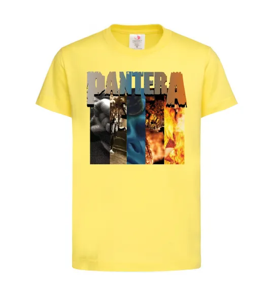 Детская футболка Pantera альбоми Лимонный фото