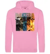 Мужская толстовка (худи) Pantera альбоми Розовый фото