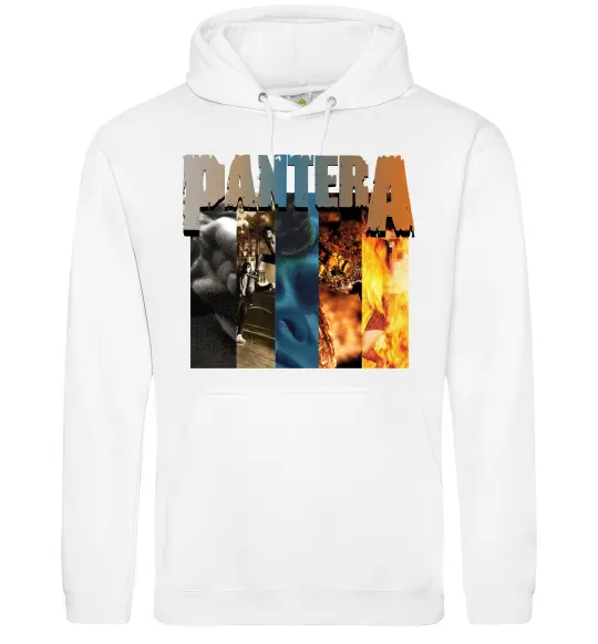 Жіноча толстовка (худі) Pantera альбоми Білий фото
