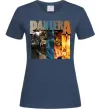 Женская футболка Pantera альбоми Темно-синий фото