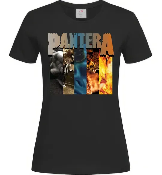 Женская футболка Pantera альбоми Черный фото