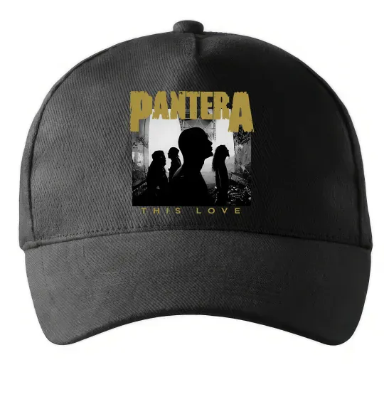 Кепка Pantera This love Чорний фото