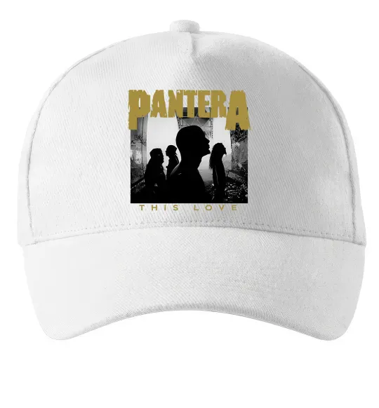 Кепка Pantera This love Білий фото
