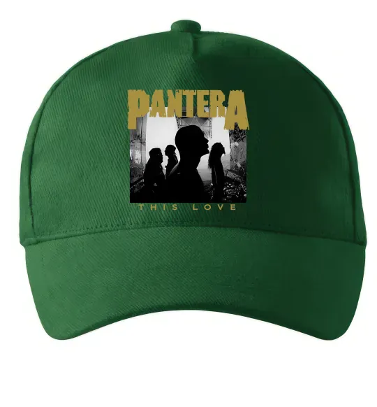 Кепка Pantera This love Темно-зелений фото