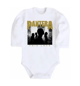 Дитячий бодік Pantera This love Білий фото