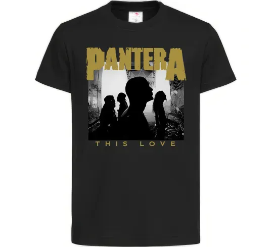 Детская футболка Pantera This love Черный фото