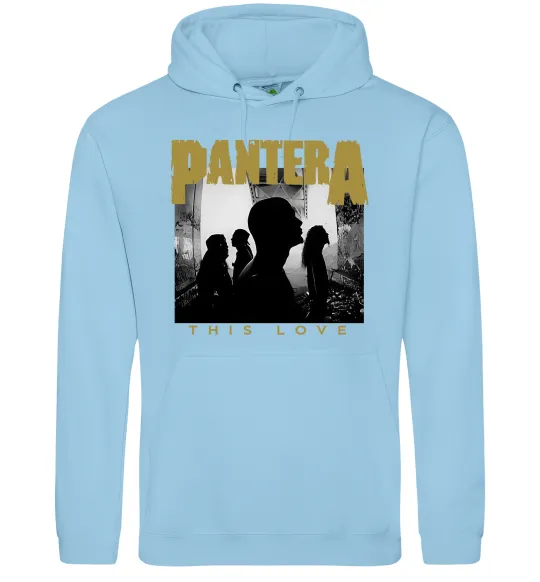 Жіноча толстовка (худі) Pantera This love Блакитний фото