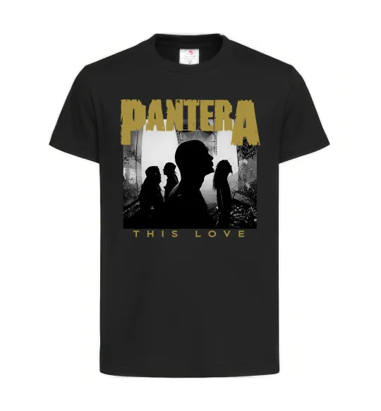 Детская футболка Pantera This love Черный фото