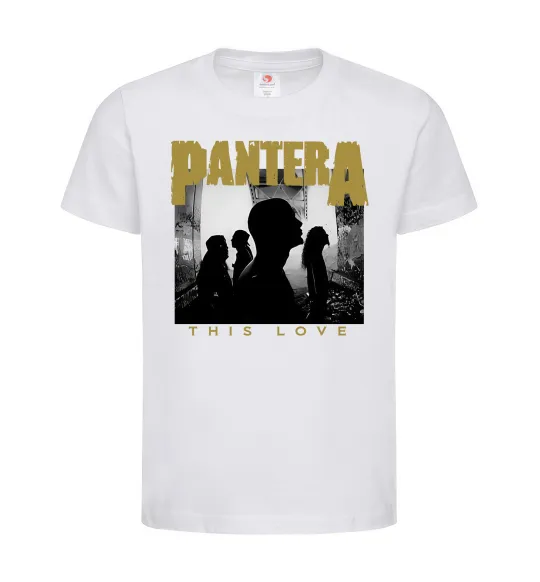 Детская футболка Pantera This love Белый фото