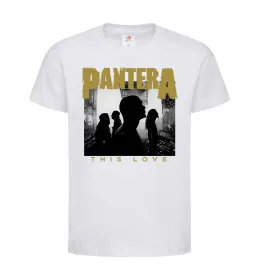 Детская футболка Pantera This love Белый фото