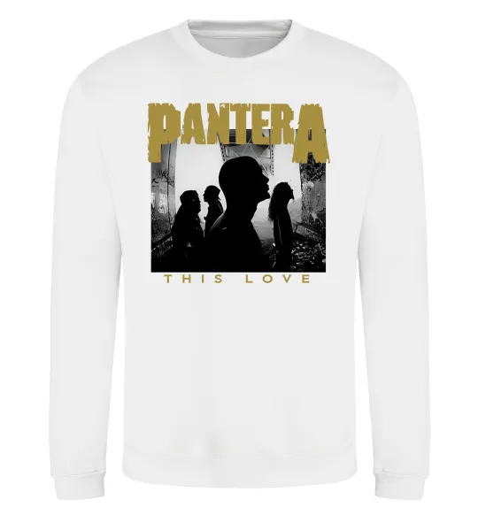 Свитшот Pantera This love Белый фото
