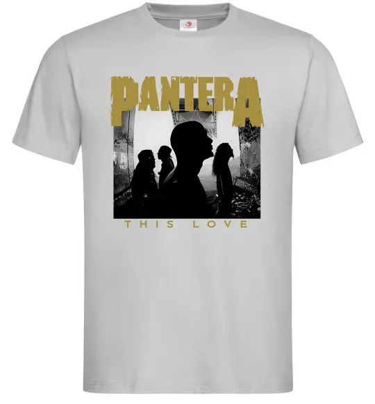 Мужская футболка Pantera This love Серый фото