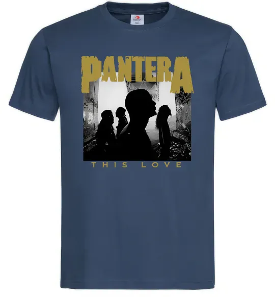 Мужская футболка Pantera This love Темно-синий фото