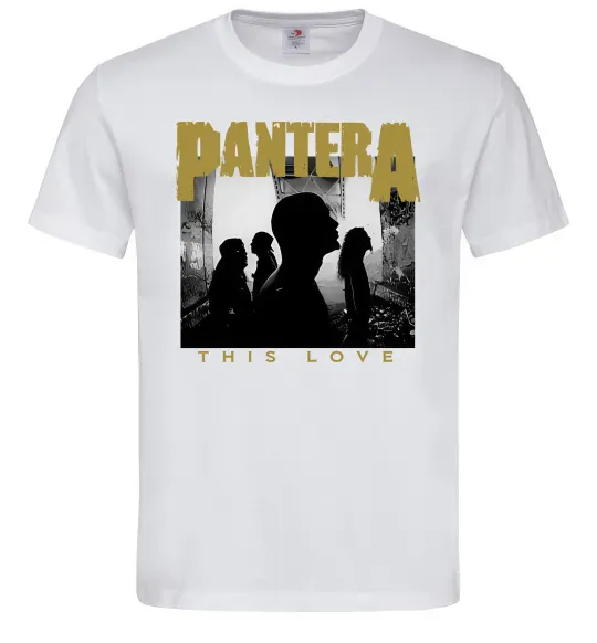 Мужская футболка Pantera This love Белый фото